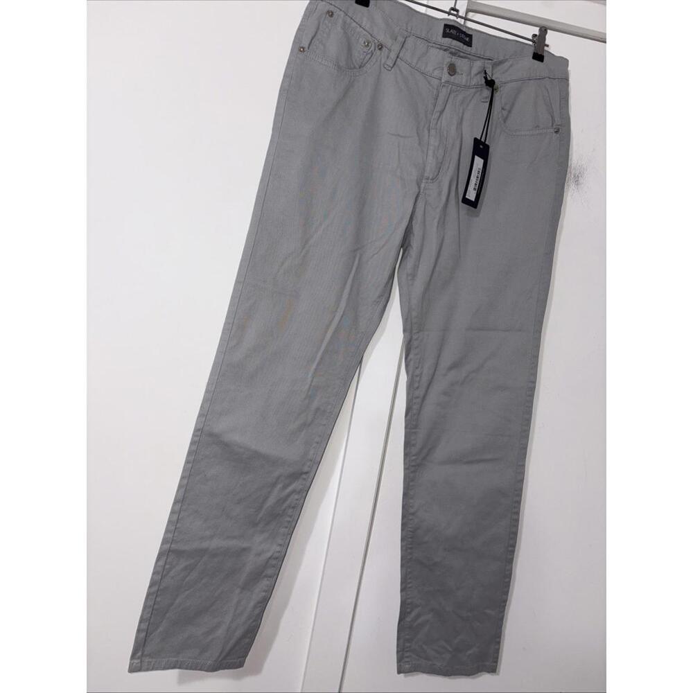 Slate Stone Pants Mens 34x31 Slim Fit Stretch Straight Jeans Cotton New With Tag